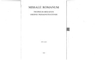 Missale Romanum Proprium Missarum OPraem 1986
